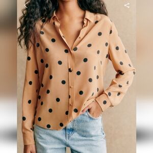 Sezane Silk Blouse